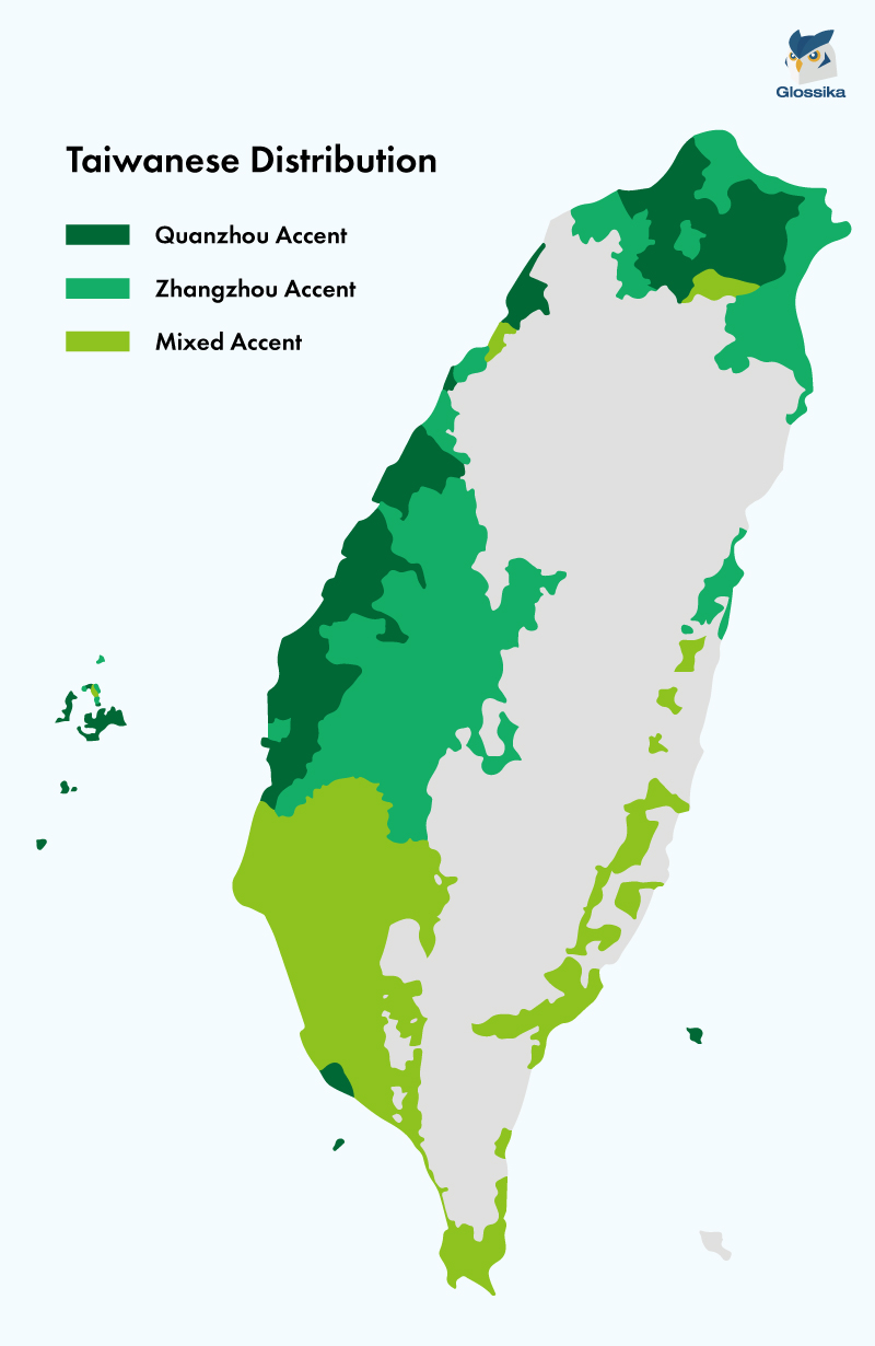 Taiwanese Hokkien Map