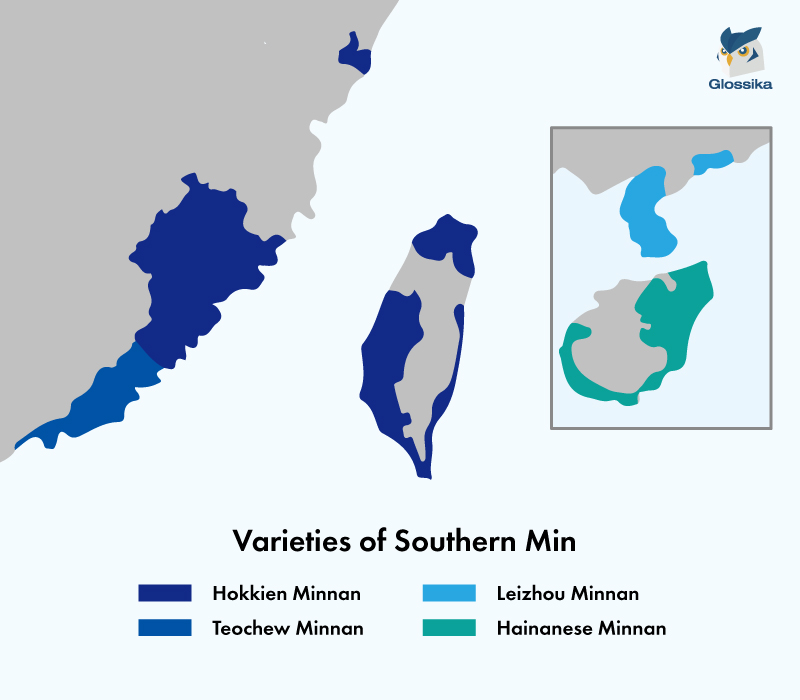 Chinese Southern Min Map